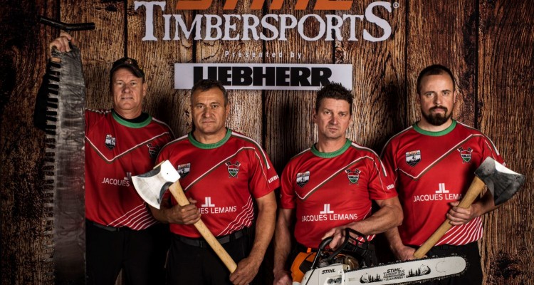 Hatalmasat k&uuml;zd&ouml;ttek a magyar sportol&oacute;k a STIHL Timbersports vil&aacute;gbajnoks&aacute;gon